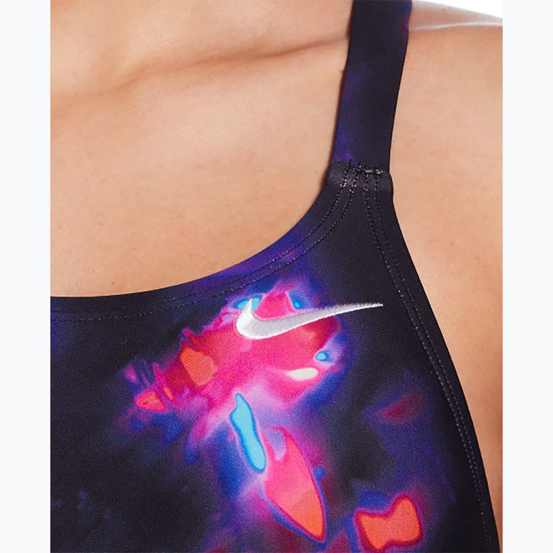 Women's one-piece swimsuit Nike Hydrastrong Fastback black 4