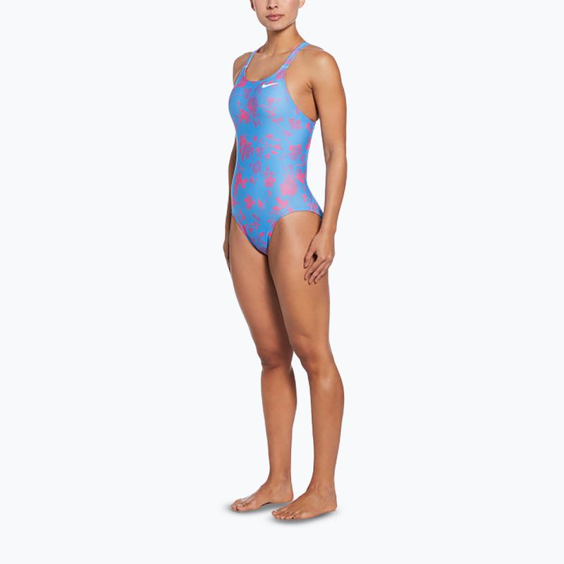 Women's one-piece swimsuit Nike Hydrastrong Fastback university blue 2