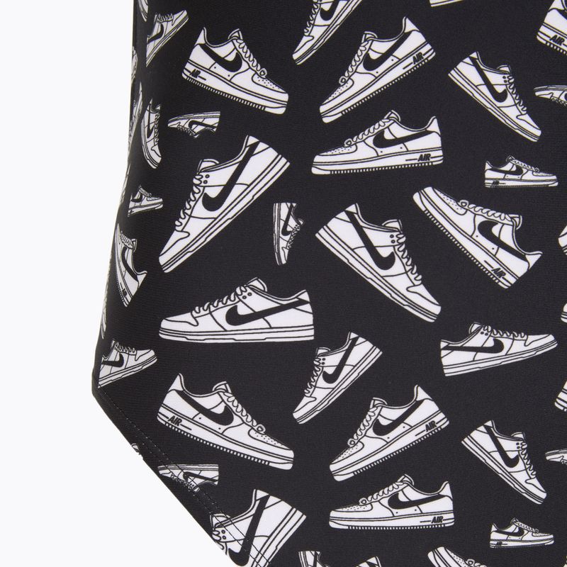 Women's one-piece swimsuit Nike Hydrastrong Cutout jet black 3