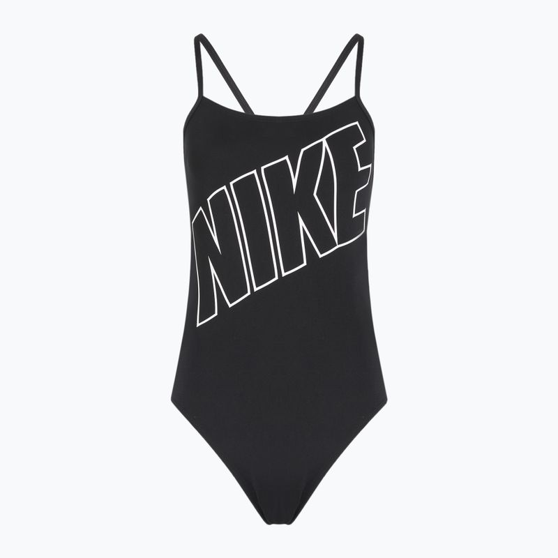 Women's one-piece swimsuit Nike Hydrastrong Adjustable Crossback black