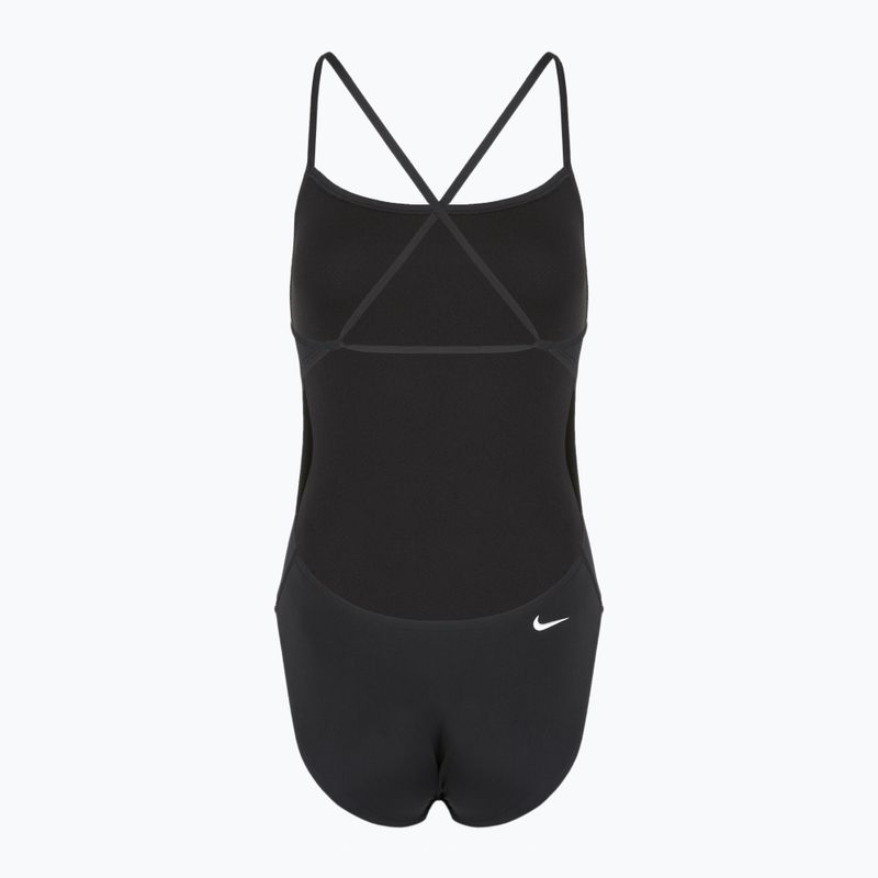 Women's one-piece swimsuit Nike Hydrastrong Adjustable Crossback black 2