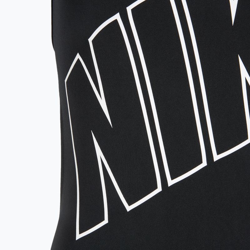 Women's one-piece swimsuit Nike Hydrastrong Adjustable Crossback black 3