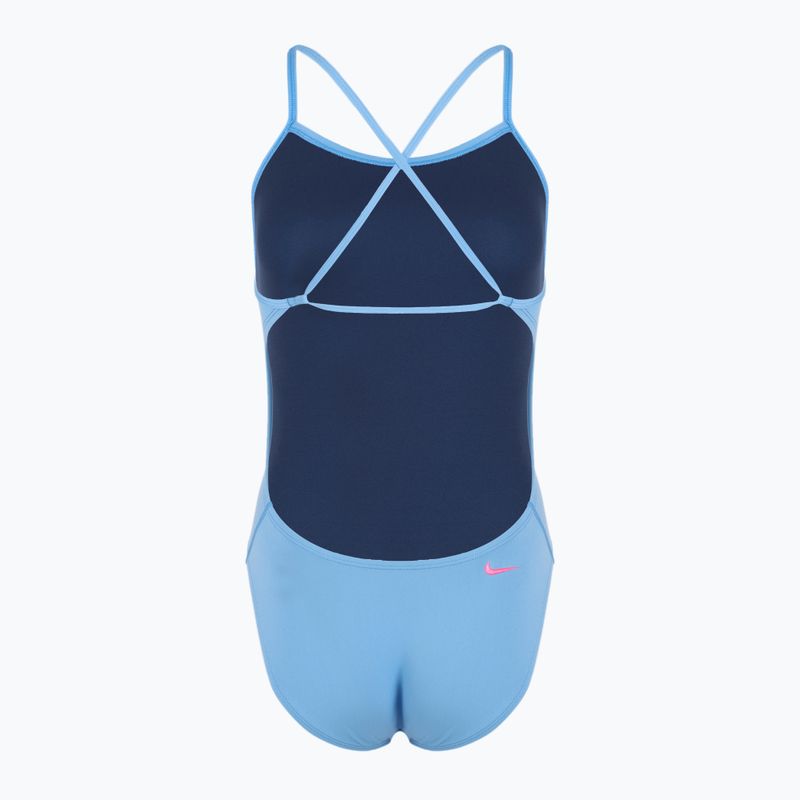 Women's one-piece swimsuit Nike Hydrastrong Adjustable Crossback university blue 2