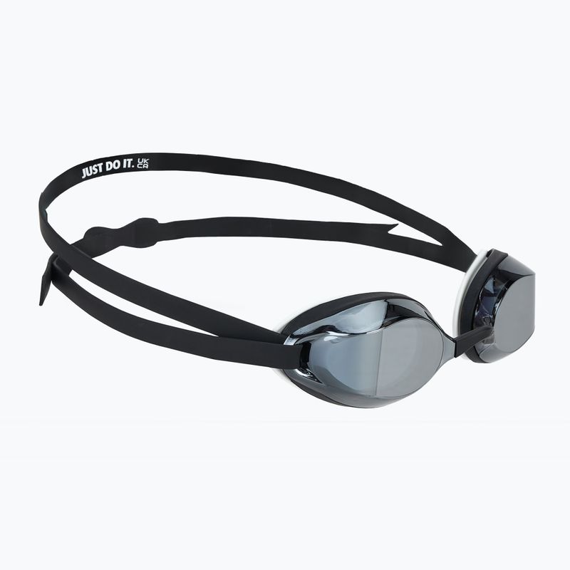 Nike Legacy Comfort Mirrored swim goggles dk smoke grey