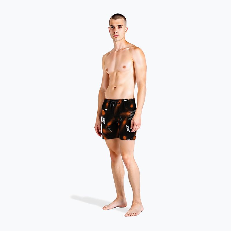 Men's swim shorts Nike Multi Print 7" Volley black 2