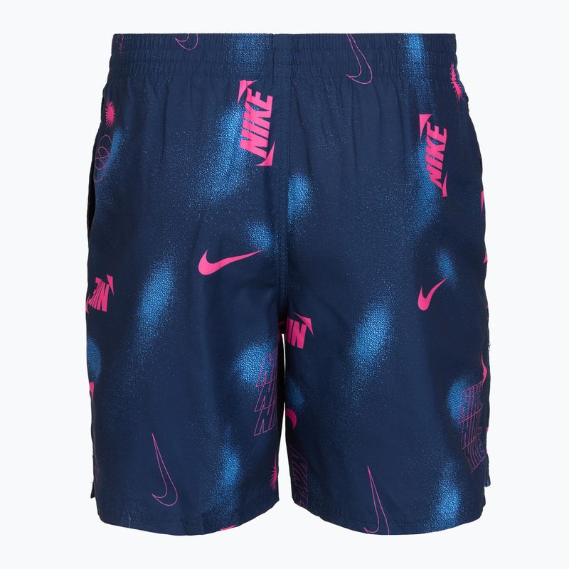 Men's swim shorts Nike Multi Print 7" Volley midnight navy 2