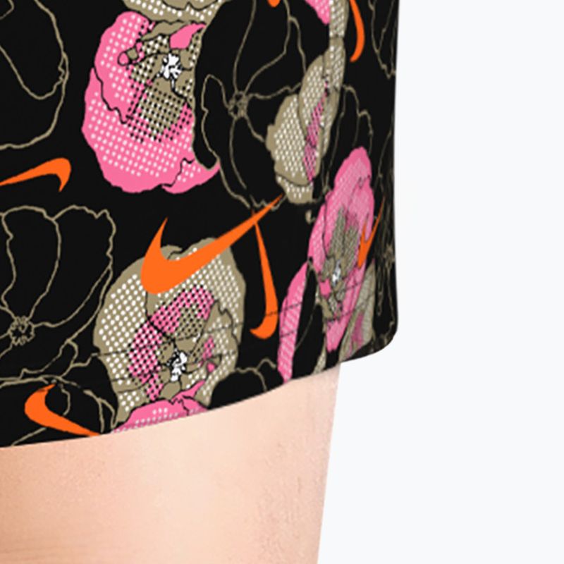 Men's swim shorts Nike Multi Poppy Print 5" Volley black 6