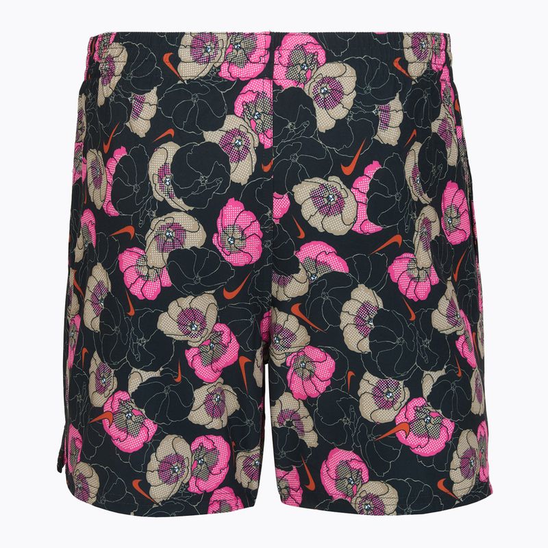Men's swim shorts Nike Multi Poppy Print 5" Volley black 2