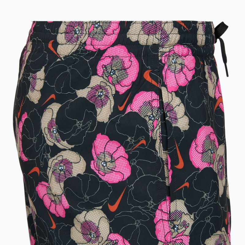 Men's swim shorts Nike Multi Poppy Print 5" Volley black 4