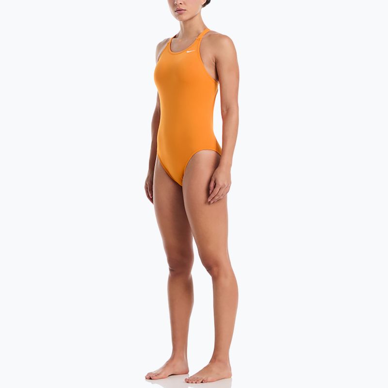 Women's one-piece swimsuit Nike Hydrastrong Solid Fastback bright ceramic 2