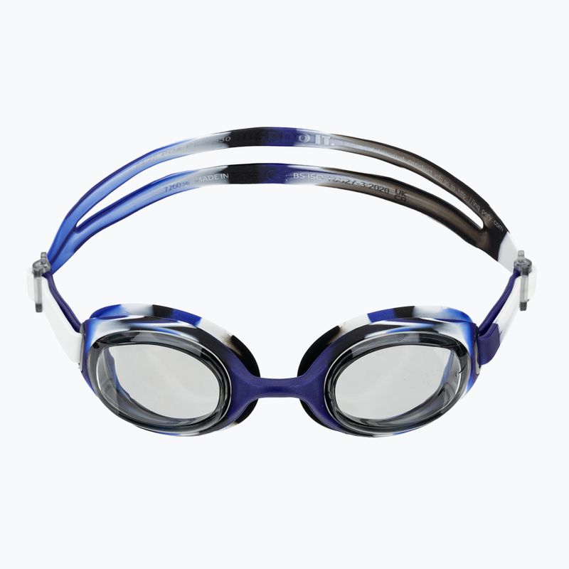 Children's swim goggles Nike Hyper Flow blue/white 2