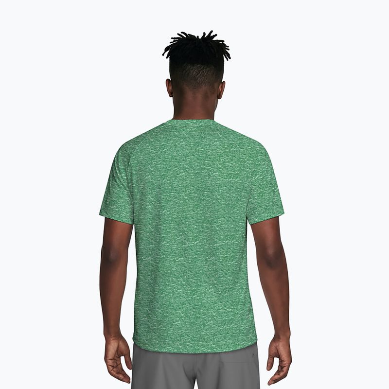 Men's swim top Nike Heather Hydroguard malachite 3
