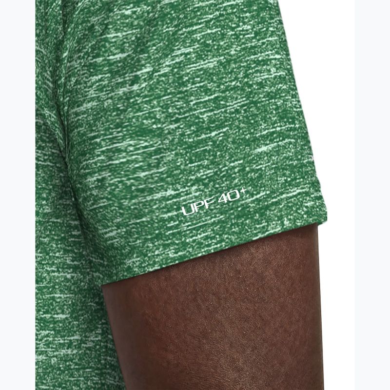 Men's swim top Nike Heather Hydroguard malachite 5
