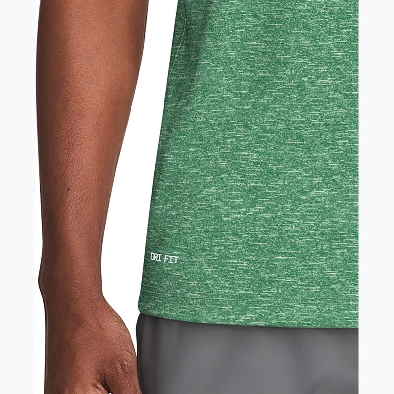 Men's swim top Nike Heather Hydroguard malachite 6