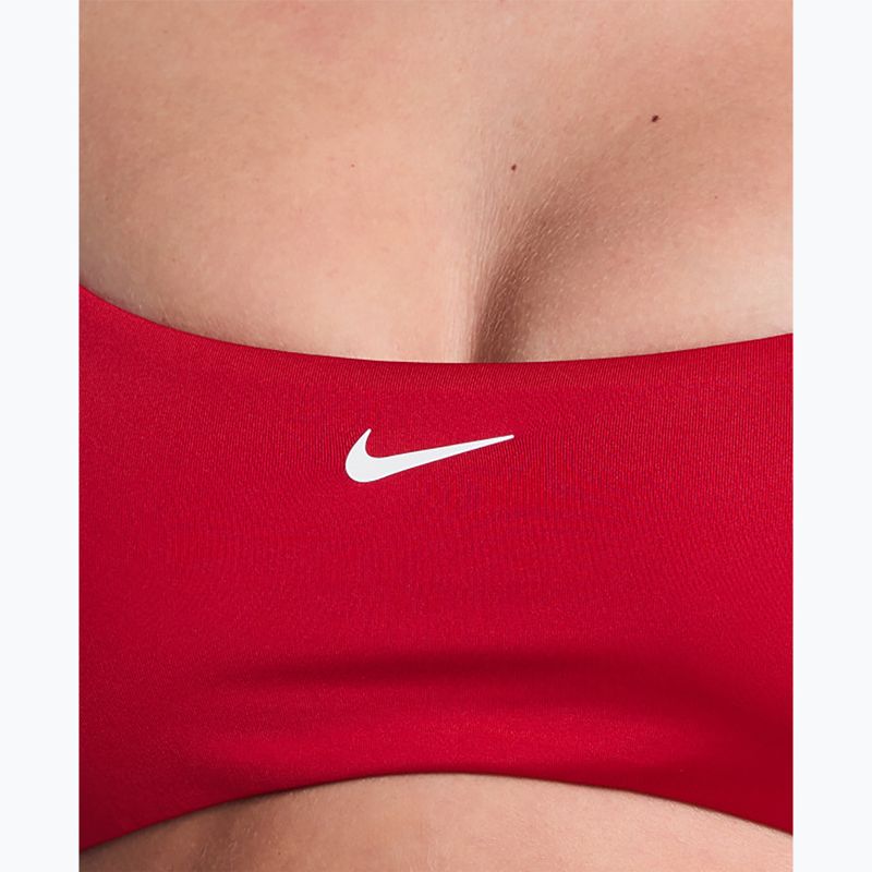 Women's two-piece swimsuitNike Essential Bralette Bikini gym red 4