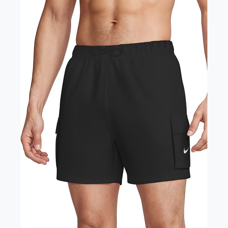 Men's swim shorts Nike Voyage Solid Essential 5" Volley black 3