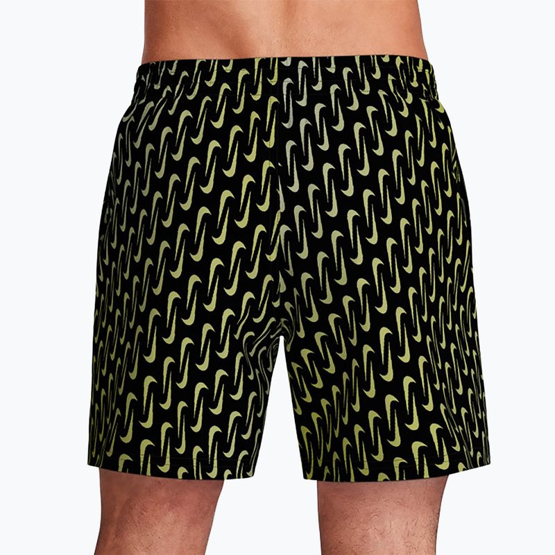 Men's swim shorts Nike Breaker Swoosh 5" Volley black 4