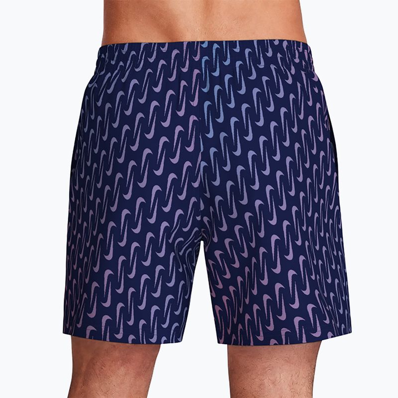 Men's swim shorts Nike Breaker Swoosh 5" Volley midnight navy 4