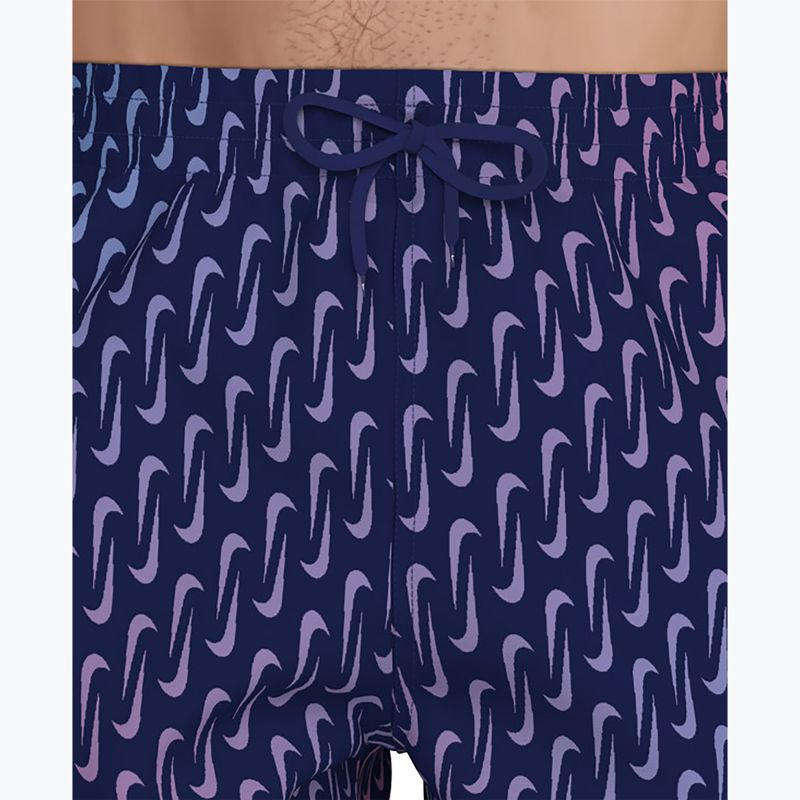 Men's swim shorts Nike Breaker Swoosh 5" Volley midnight navy 6