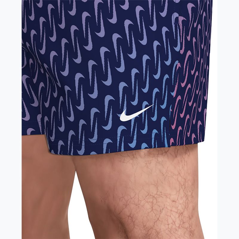 Men's swim shorts Nike Breaker Swoosh 5" Volley midnight navy 7