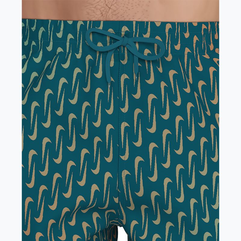Men's swim shorts Nike Breaker Swoosh 5" Volley green abyss 6