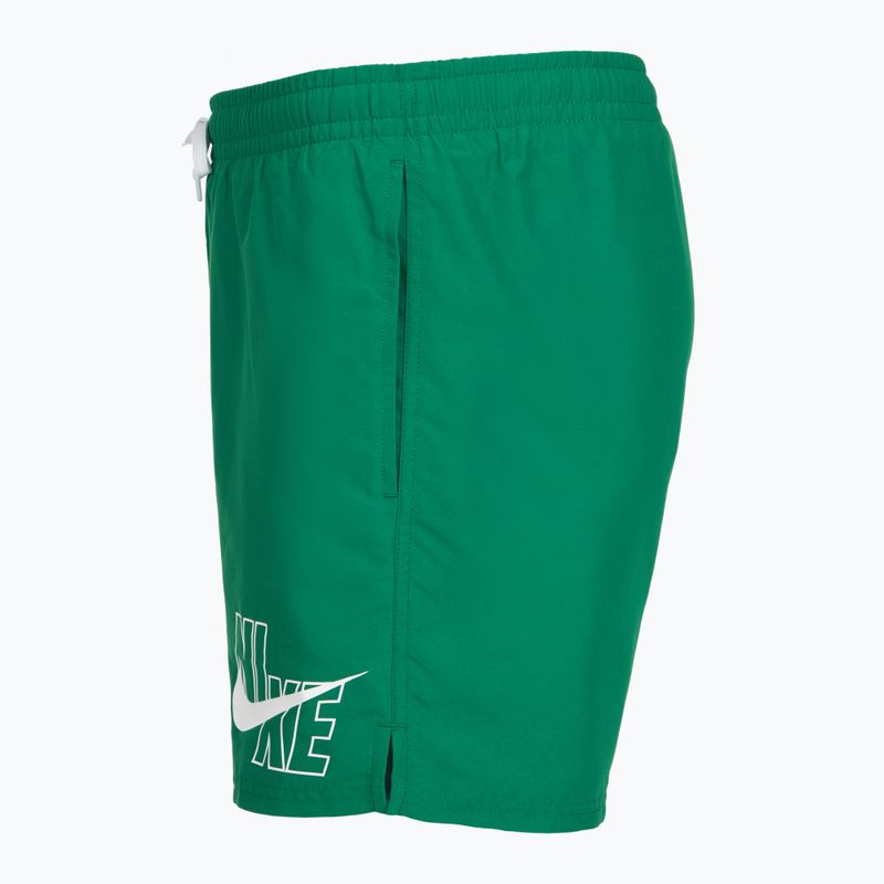 Men's swim shorts Nike Logo Lap 5" Volley malachite 10