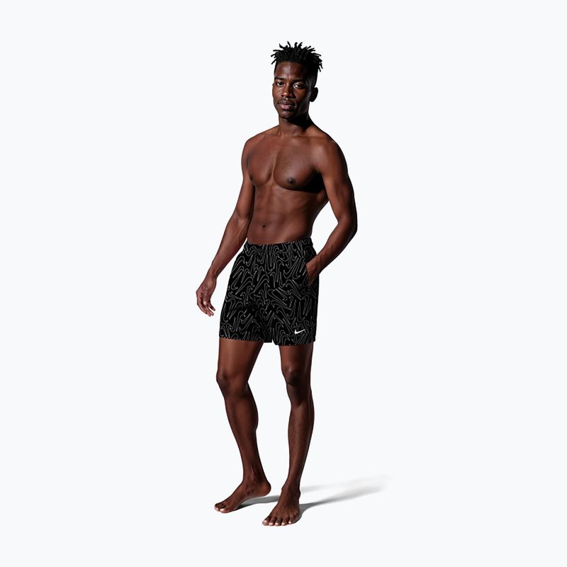 Men's swim shorts Nike Breaker Logofetti 5" Volley black 2