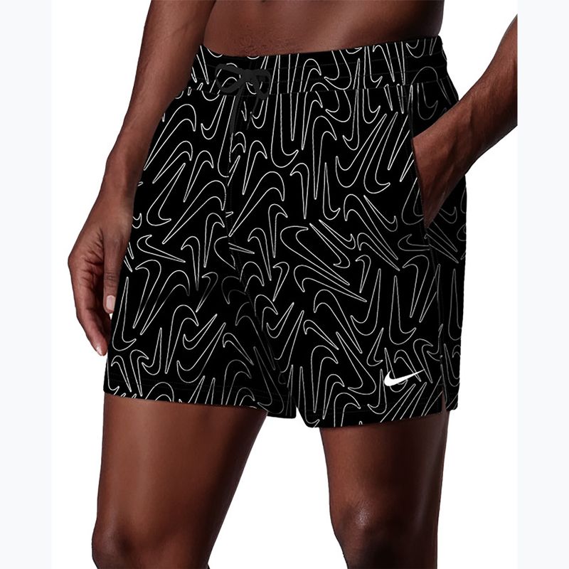 Men's swim shorts Nike Breaker Logofetti 5" Volley black 3