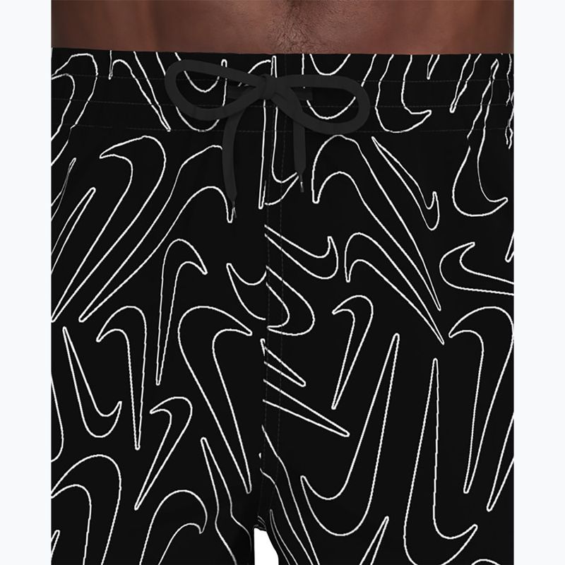 Men's swim shorts Nike Breaker Logofetti 5" Volley black 5