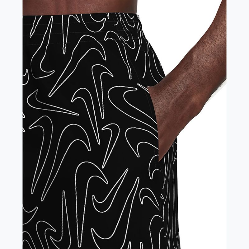 Men's swim shorts Nike Breaker Logofetti 5" Volley black 6