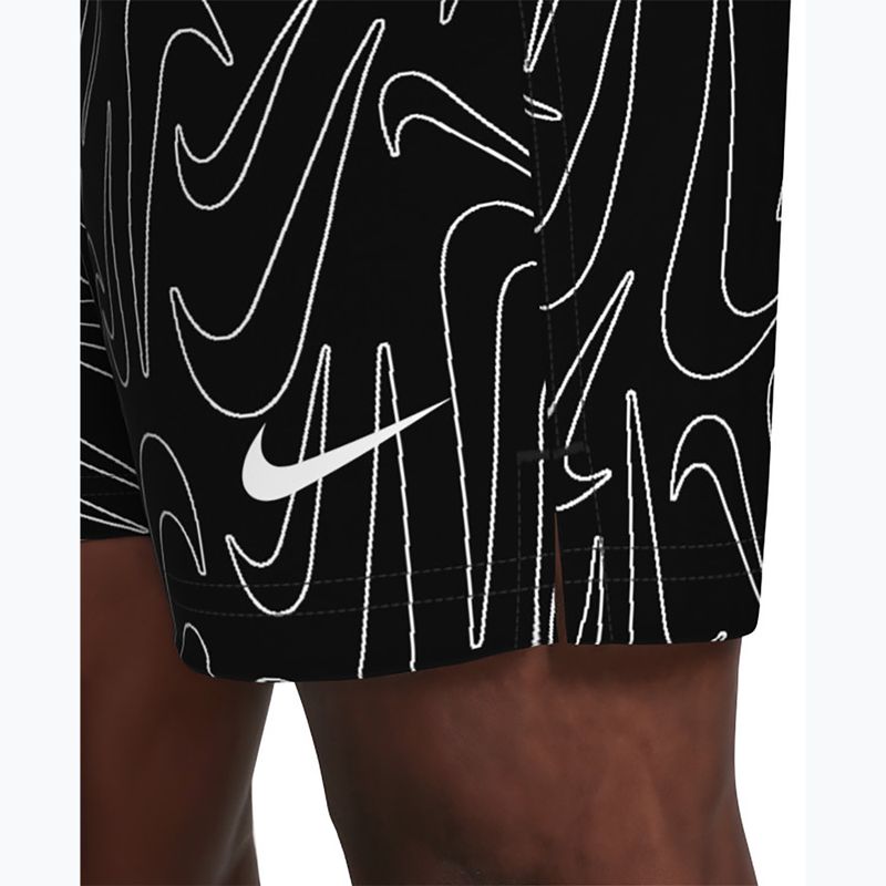 Men's swim shorts Nike Breaker Logofetti 5" Volley black 7