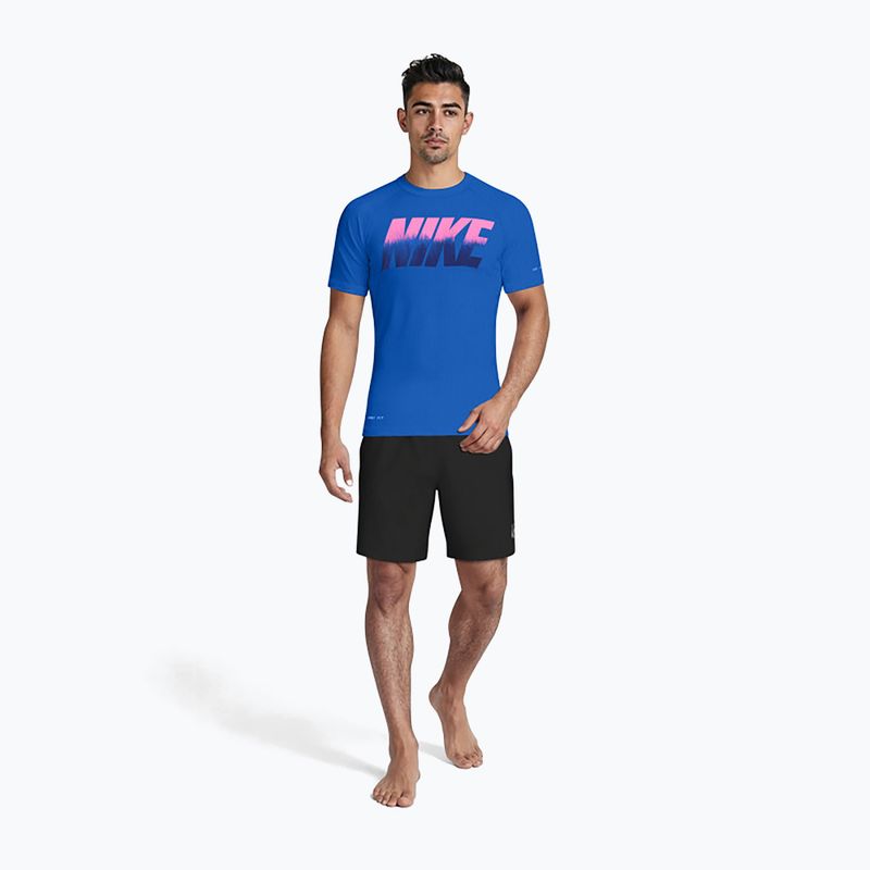 Men's T-shirt Nike Hydroguard Ocean Merge blue crystal 2