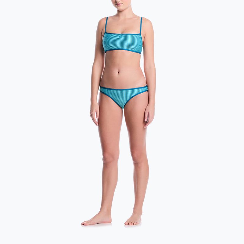 Swimsuit top Nike Ripple Texture Bralette Classic Bikini bleached turquoise 2