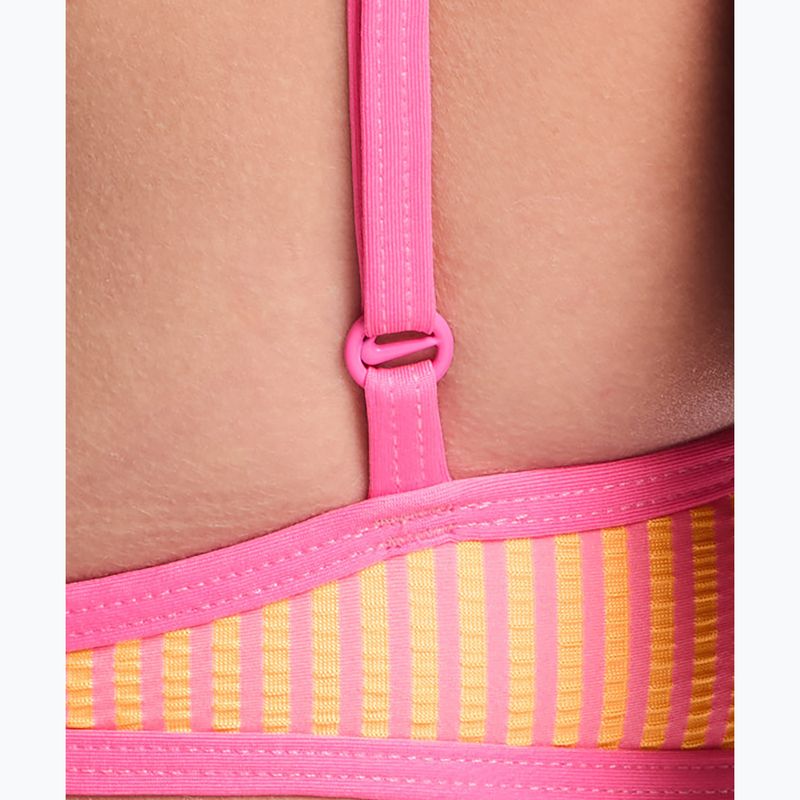 Swimsuit top Nike Ripple Texture Bralette Classic Bikini pink glow 5