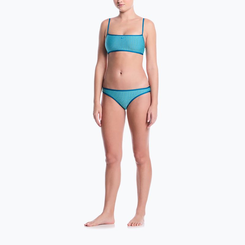 Swimsuit bottom Nike Ripple Texture Hipster Bikini bleached turquoise 2