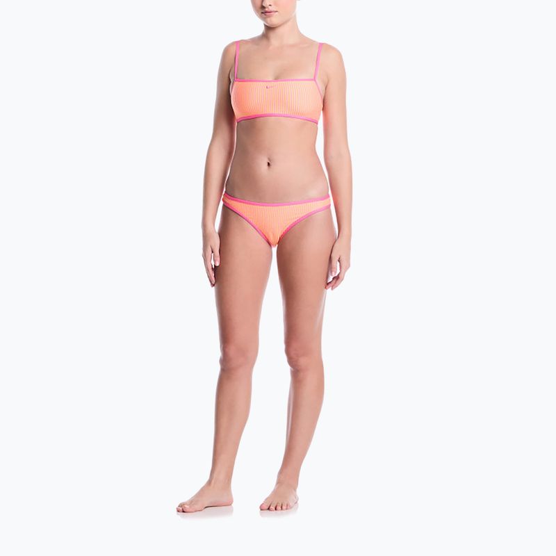Swimsuit bottom Nike Ripple Texture Hipster Bikini pink glow 2