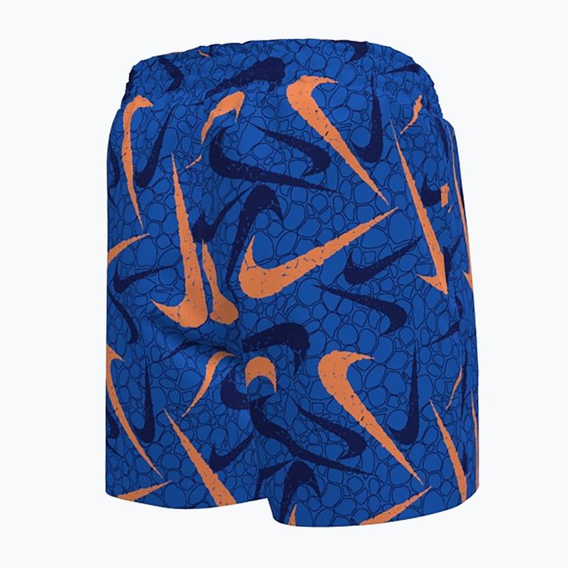Children's swim shorts Nike Breaker Pebble 4" Volley ble crystal 2