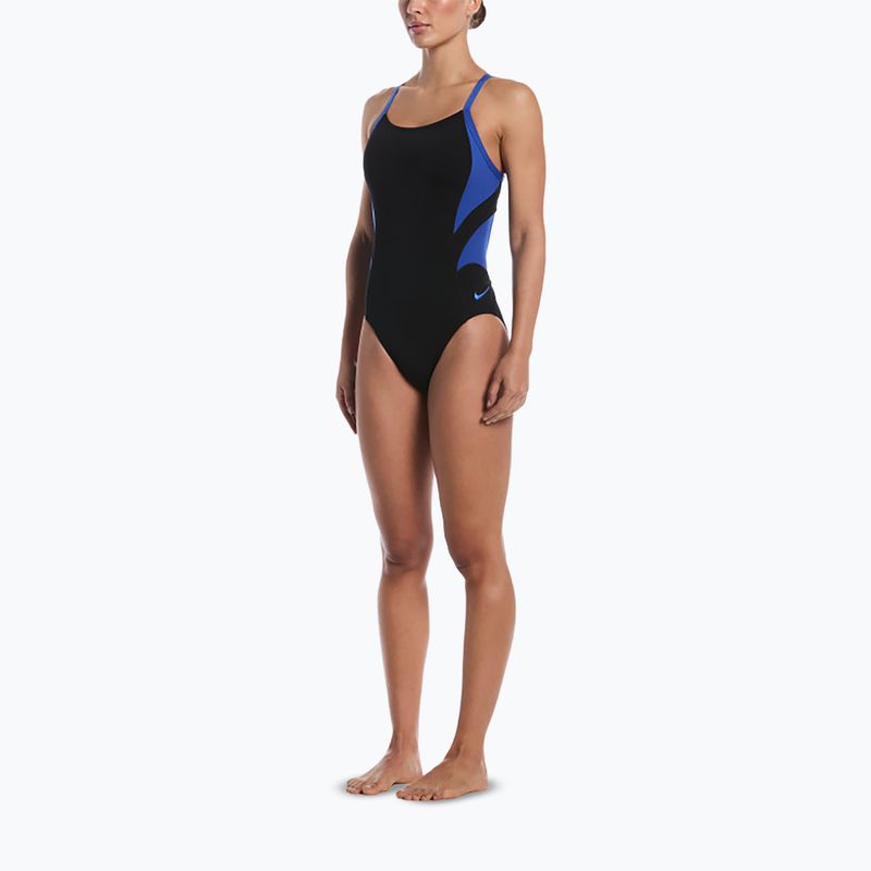 Ladies' one-piece swimsuit Nike Hydrastrong Fly game royal 2