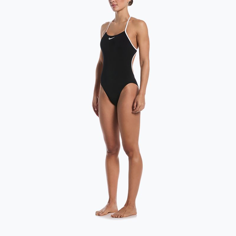 Women's one-piece swimsuit Nike Hydrastrong Logo Graphic T-Back black 2