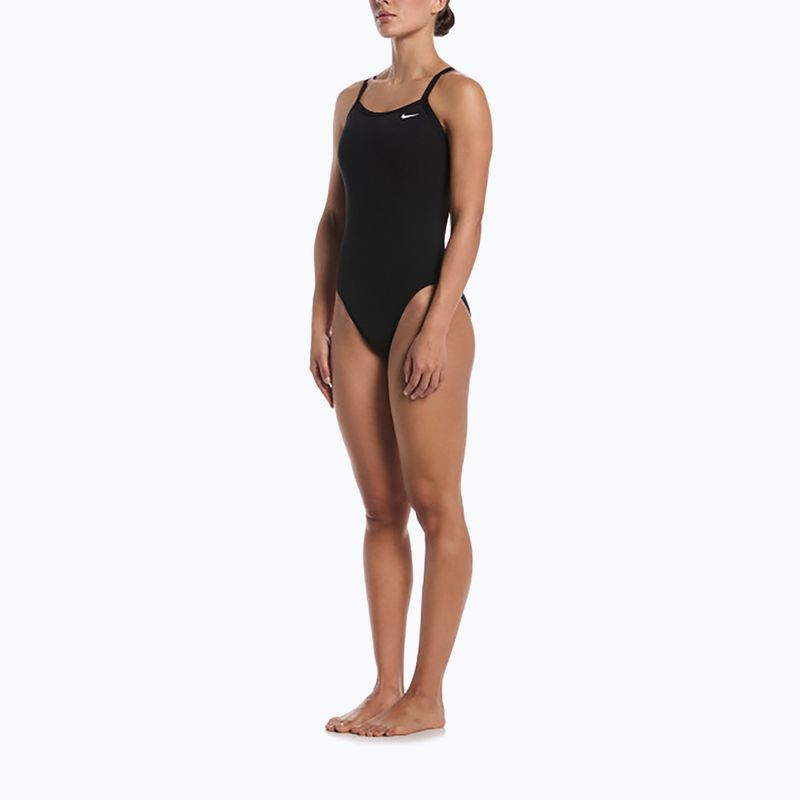 Women's one-piece swimsuit Nike Solid Racerback black 2