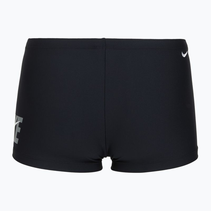 Men's swim boxer trunks Nike Logo Graphic Square Leg black 2