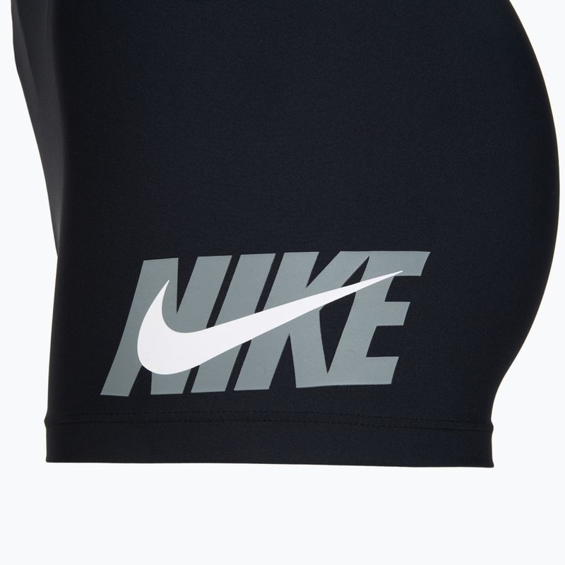 Men's swim boxer trunks Nike Logo Graphic Square Leg black 3