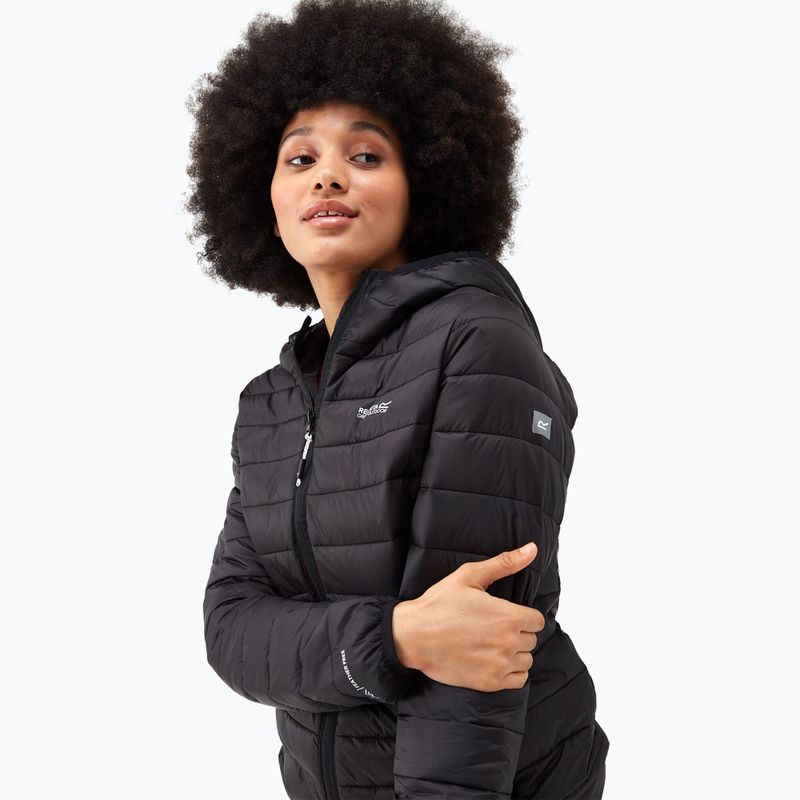 Women's down jacket REGATTA Hooded Marizion black 5