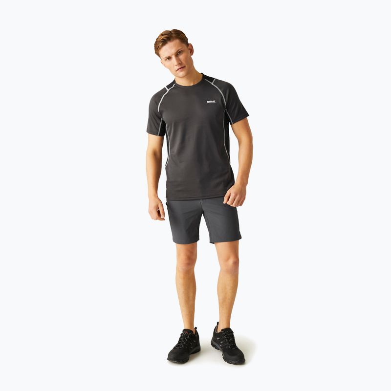 Men's T-shirt REGATTA Virda IV ash/black 2