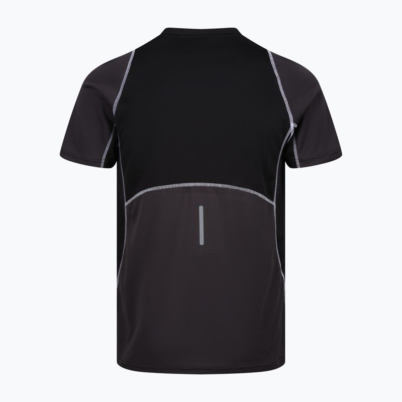 Men's T-shirt REGATTA Virda IV ash/black 6