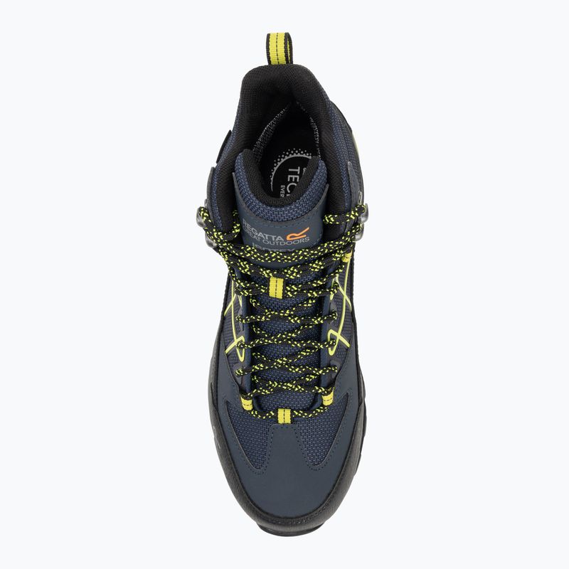 Men's trekking boots REGATTA Samaris III navy/lime punch 5