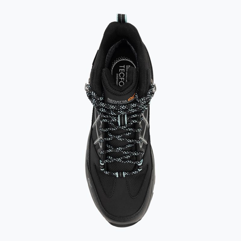 Women's trekking boots REGATTA Samaris III black/beached aqua 5