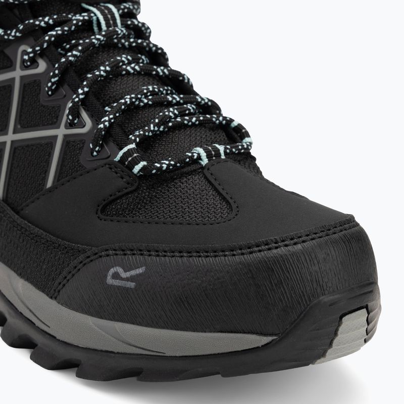 Women's trekking boots REGATTA Samaris III black/beached aqua 7