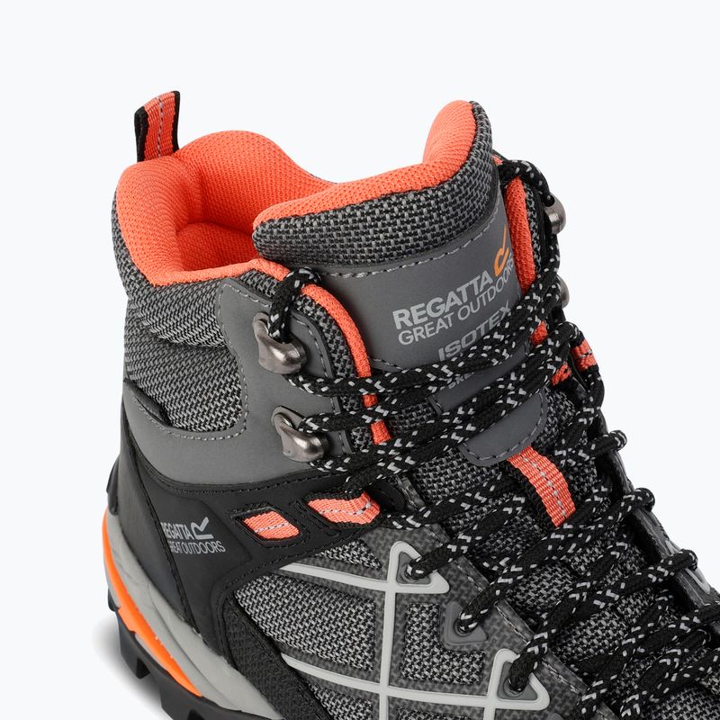 Women's trekking boots REGATTA Samaris III dark steel/satsuma 7