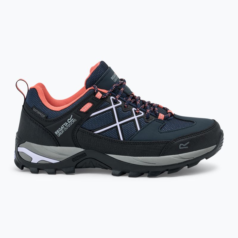 Women's trekking boots REGATTA Samaris III Low navy/lilac 2